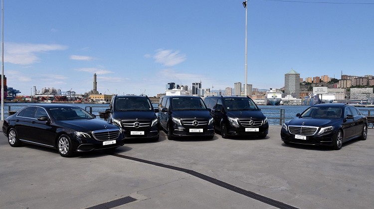 Mercedes v class rental | Minibus hire with driver italy | Exclusive Private Transfer from Genoa